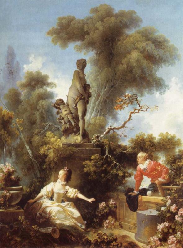 Jean Honore Fragonard The meeting, from De development of the love China oil painting art